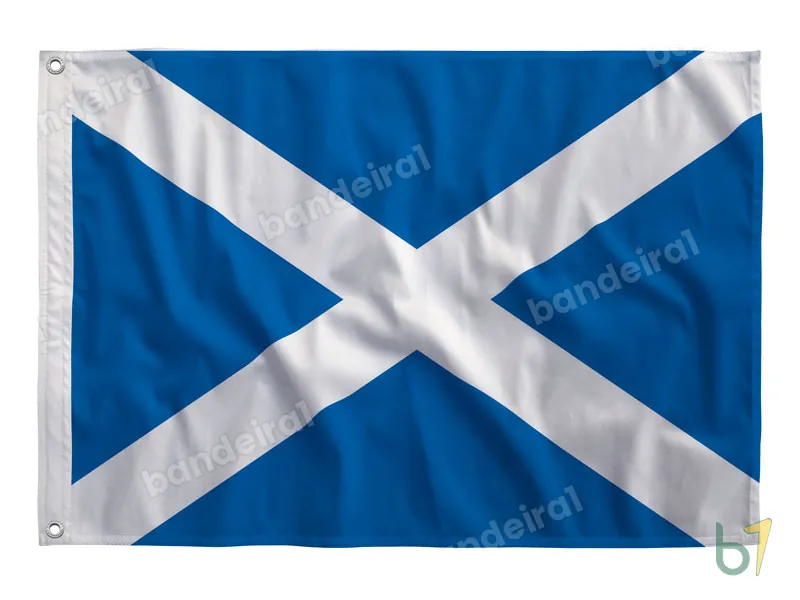 Bandeira da Escócia — poliéster — vista frontal