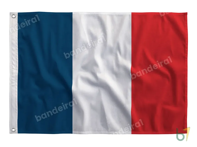 Bandeira de Guadalupe — poliéster — vista frontal