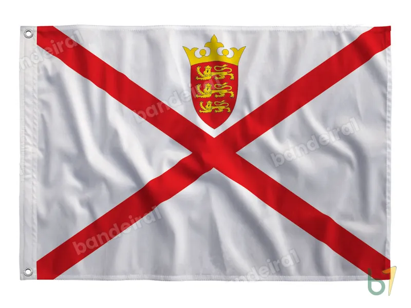 Bandeira de Jersey — poliéster — vista frontal