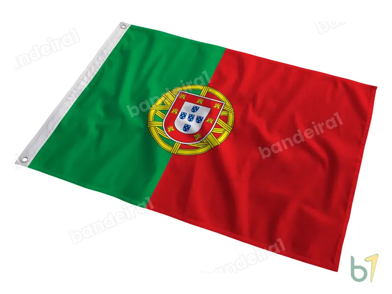 Bandeira de Portugal em poliéster Qualiflag
